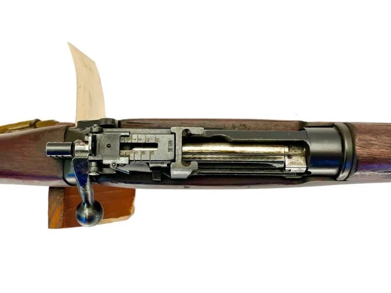 Navy Arms Enfield #4 Mk 1* .303 World War II French Resistance 1944 Dated "BS" and "PP" marked matching serial number bolt PP 1222 - Image 15