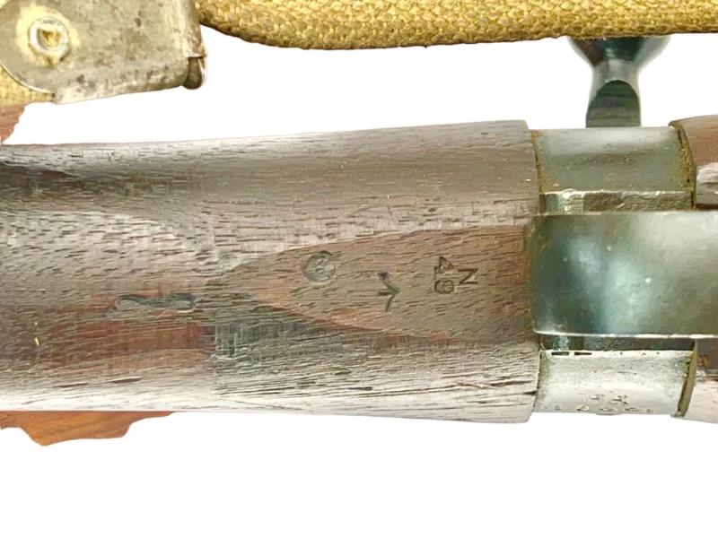 Navy Arms Enfield #4 Mk 1* .303 World War II French Resistance 1944 Dated "BS" and "PP" marked matching serial number bolt PP 1005 - Image 17