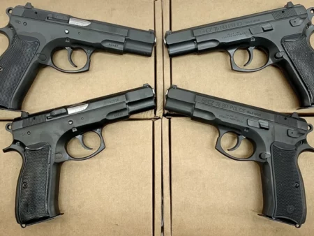 CZ 75 BD Police Pistol 9mm with magazine Grade 1 Select