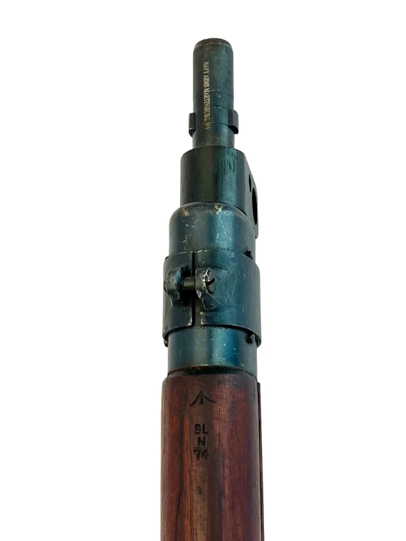 Navy Arms Enfield #4 Mk 1* .303 World War II French Resistance 1944 Dated "BS" and "PP" marked matching serial number bolt PP 0092 - Image 17