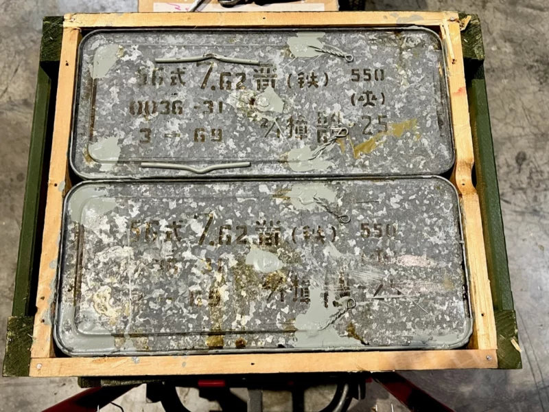 7.62x39 Chinese steel core ammo, sealed spam can 550rds