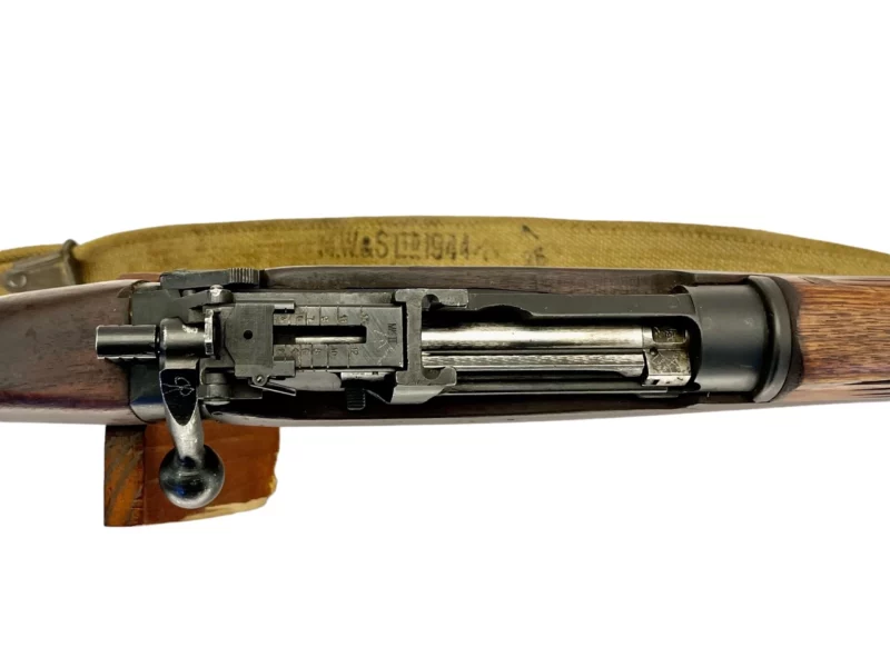 Navy Arms Enfield #4 Mk 1* .303 World War II French Resistance 1944 Dated "BS" and "PP" marked matching serial number bolt PP 0840 - Image 14