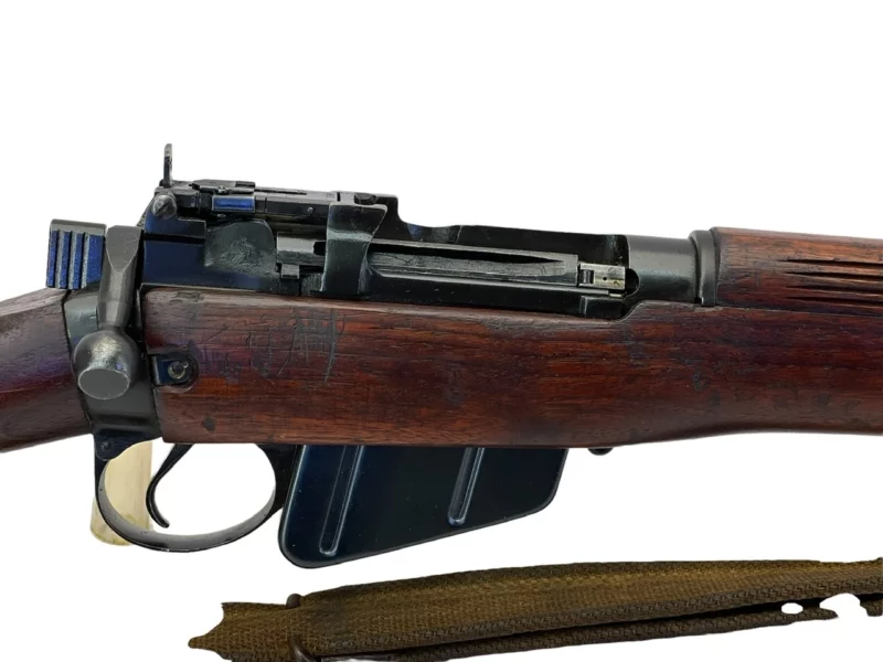 Navy Arms Enfield #4 Mk 1* .303 World War II French Resistance 1944 Dated "BT" and "PP" marked matching serial number bolt PP 0408 - Image 8