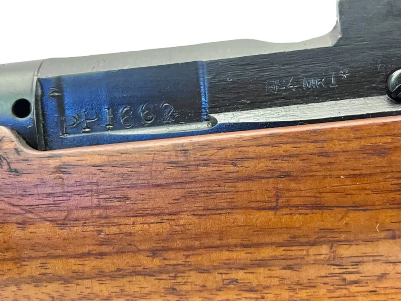 Navy Arms Enfield #4 Mk 1* .303 World War II French Resistance1944 Dated "BS" marked matching serial number bolt PP 1662 - Image 22