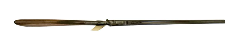 Belgium 410 side by side shotgun external hammer, fold-over “poacher’s gun” 36934 - Image 3