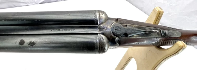side by side 12ga shotgun Sabel Ejector Boxlock SN PG97965 - Image 9
