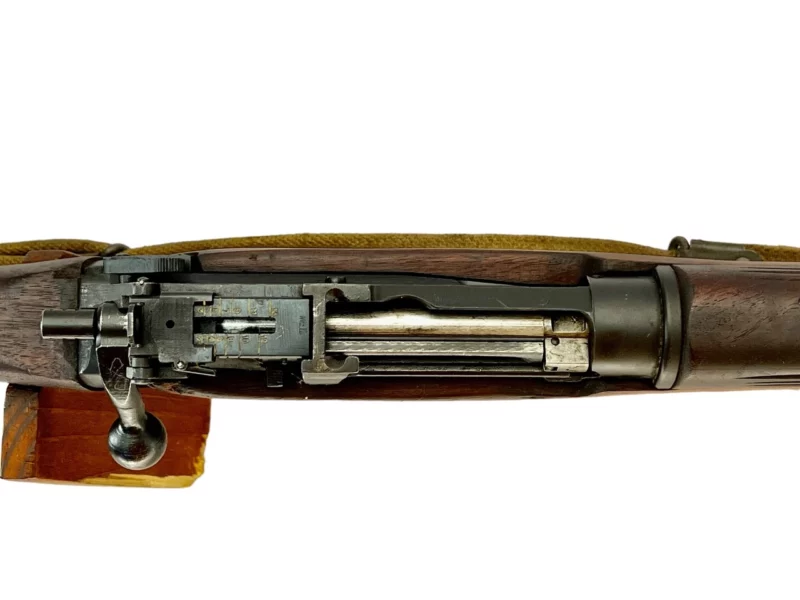 Navy Arms Enfield #4 Mk 1* .303 World War II French Resistance 1944 Dated "BS" and "PP" marked matching serial number bolt PP 1895 - Image 14