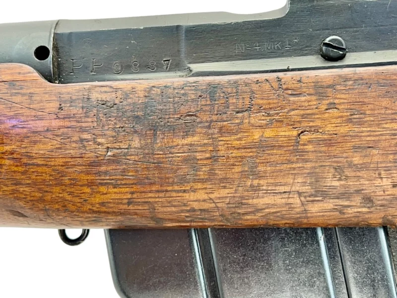 Navy Arms Enfield #4 Mk 1* .303 World War II French Resistance 1944 Dated "BT" "PP" marked non-matching SN bolt PP 0887 - Image 23