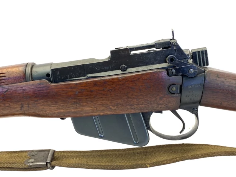 Navy Arms Enfield #4 Mk 1* .303 World War II French Resistance 1944 Dated "BT" and "PP" marked matching serial number bolt PP 1443 - Image 14