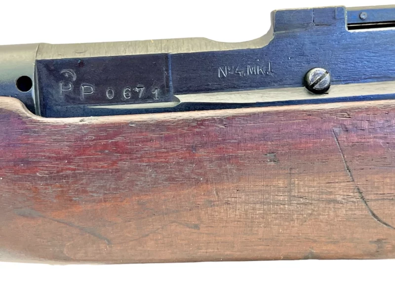 Navy Arms Enfield #4 Mk 1 .303 World War II French Resistance 1944 Dated "BT" and "PP" marked matching serial number bolt PP 0671 - Image 21