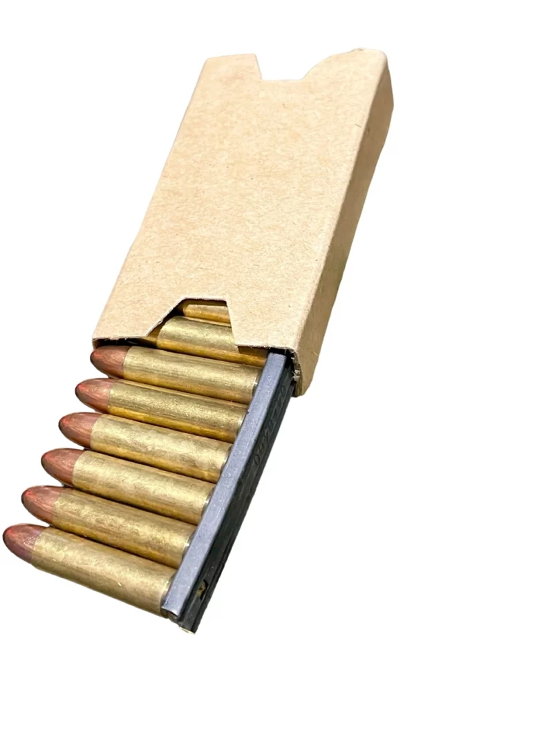 30 Carbine ammo Lake CIty 120rds in stripper clips, bandoleer - Image 4