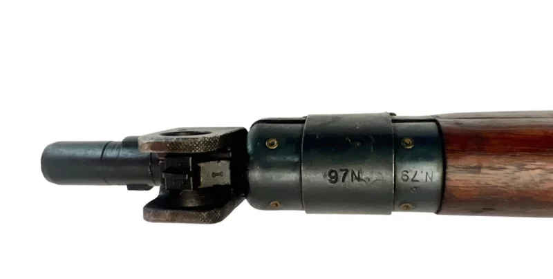 Navy Arms Enfield #4 Mk 1* .303 World War II French Resistance1944 Dated "BS" and "PP" marked non-matching serial number bolt PP 0935 - Image 10