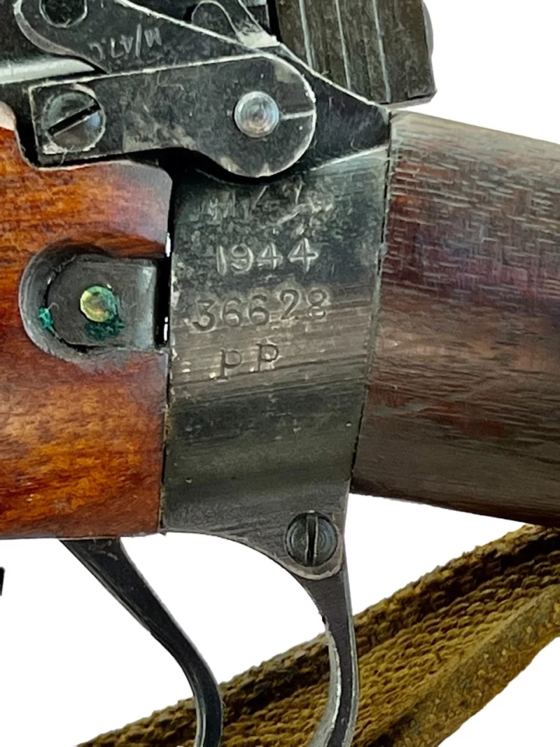 Navy Arms Enfield #4 Mk 1 .303 World War II French Resistance 1944 Dated consecutive serial numbered pair matching serial number bolt - Image 22