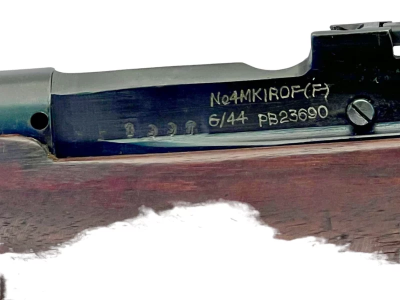 Navy Arms Enfield #4 Mk 1 .303 World War II French Resistance,1944 date "PP" marked, ROF(F) with matching bolt SN PP 1997 - Image 19
