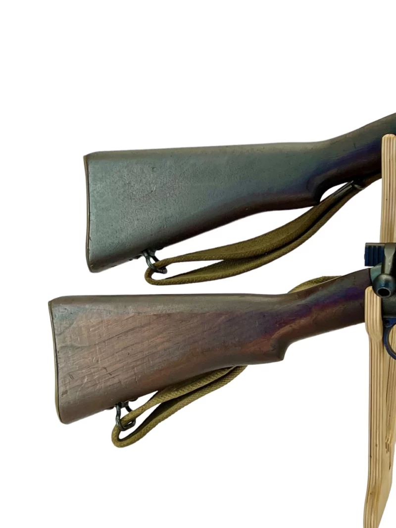 Navy Arms Enfield #4 Mk 1 .303 World War II French Resistance 1944 Dated consecutive serial numbered pair matching serial number bolt - Image 13