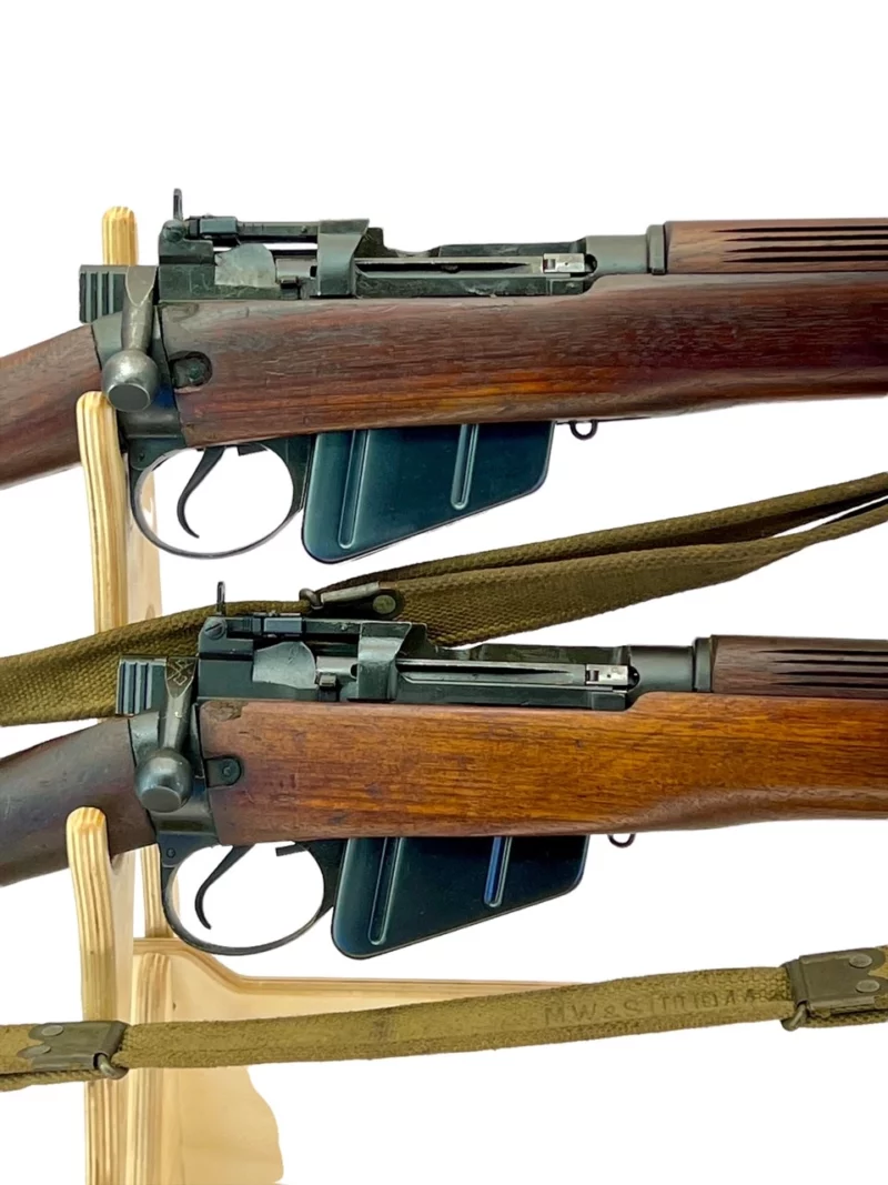 Navy Arms Enfield #4 Mk 1 .303 World War II French Resistance 1944 Dated consecutive serial numbered pair matching serial number bolt - Image 10