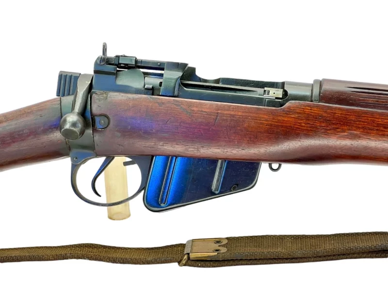 Navy Arms Enfield #4 Mk 1* .303 World War II French Resistance 1944 Dated "BS" and "PP" marked matching serial number bolt PP 0413 - Image 10