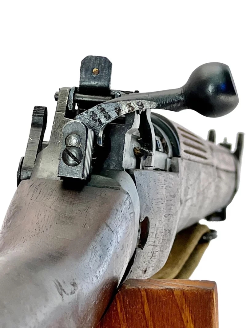 Navy Arms Enfield #4 Mk 1* .303 World War II French Resistance 1944 Dated "BS" and "PP" marked matching serial number bolt PP 1756 - Image 17