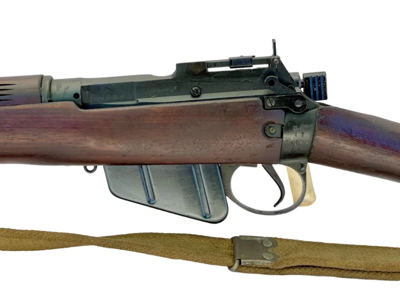 Navy Arms Enfield #4 Mk 1* .303 World War II French Resistance 1944 Dated "BS" and "PP" marked matching serial number bolt PP 1879 - Image 20