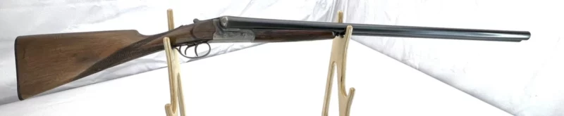 side by side 12ga shotgun Spanish Boxlock SN 19195 - Image 2