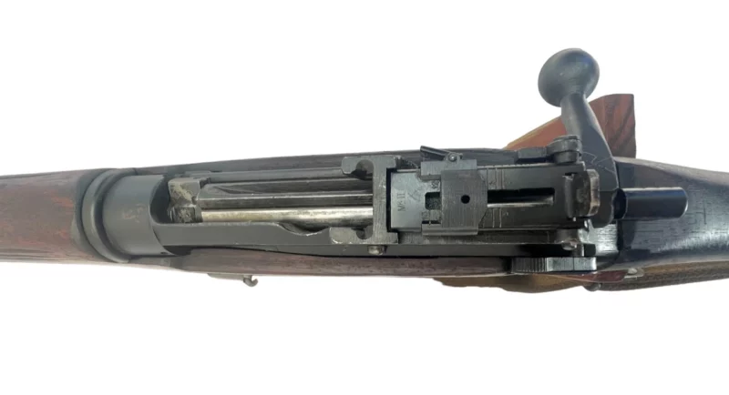 Navy Arms Enfield #4 Mk 1* .303 World War II French Resistance1944 Dated "BS" and "PP" marked non-matching serial number bolt PP 0898 - Image 15