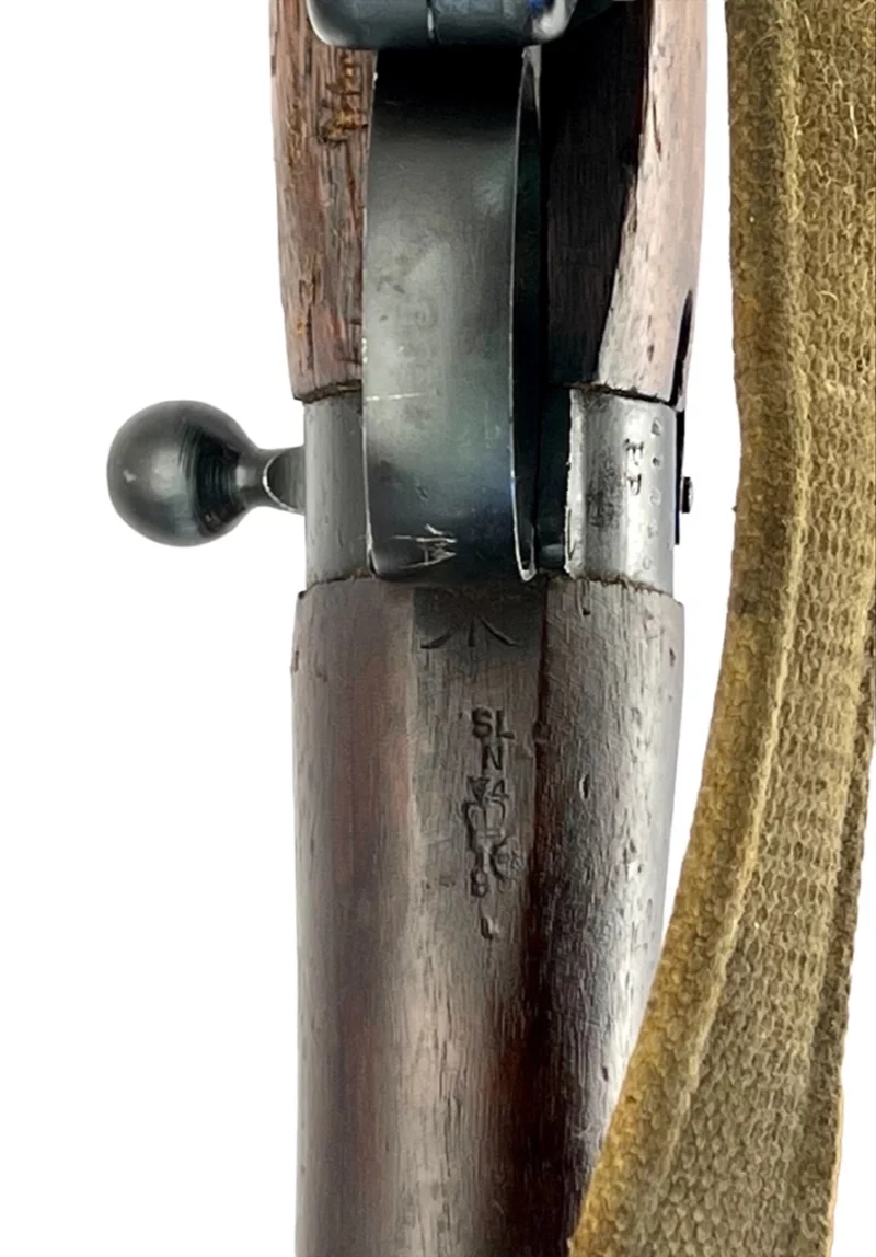Navy Arms Enfield #4 Mk 1* .303 World War II French Resistance 1944 Dated "BS" and "PP" marked matching serial number bolt PP 0890 - Image 18
