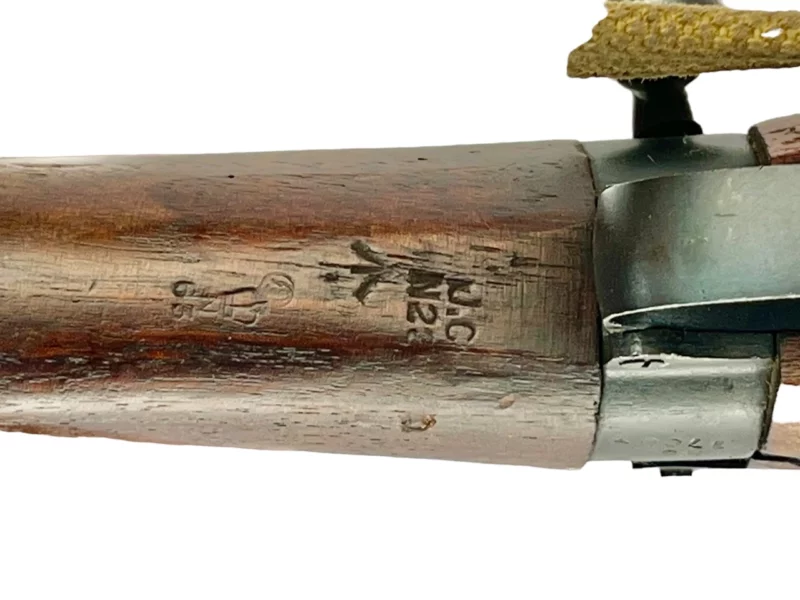 Navy Arms Enfield #4 Mk 1* .303 World War II French Resistance1944 Dated "BS" marked matching serial number bolt PP 1662 - Image 19