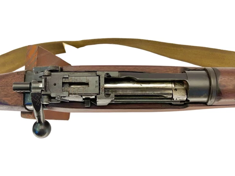 Navy Arms Enfield #4 Mk 1* .303 World War II French Resistance 1944 Dated "BS" marked matching serial number bolt PP 1257 - Image 13