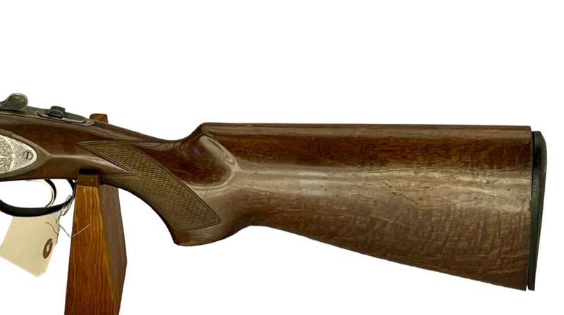 12ga O/U full side lock shotgun Emilio Rizzini Italian made single trigger fixed chokes good condition - Image 9