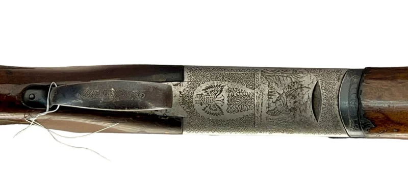 12ga O/U full side lock shotgun Emilio Rizzini Italian made single trigger fixed chokes good condition - Image 7