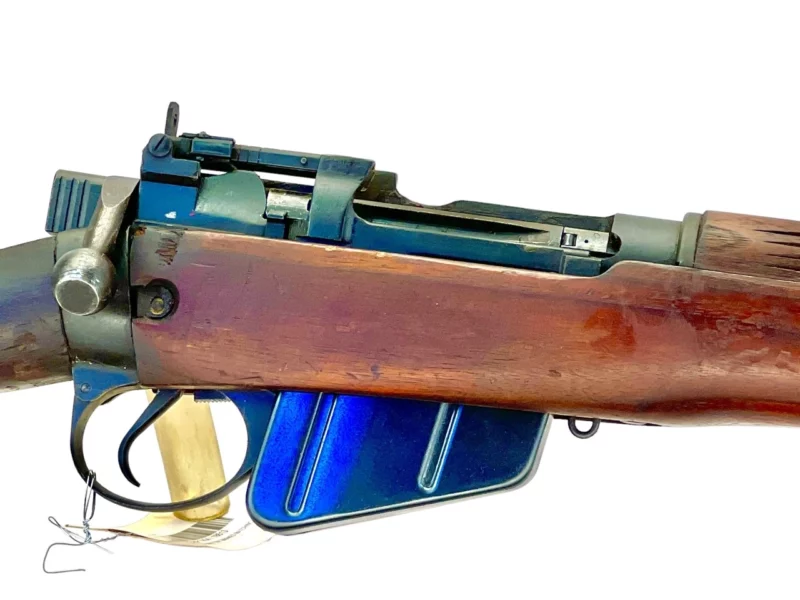 Navy Arms Enfield #4 Mk 1* .303 World War II French Resistance 1944 Dated "BS" marked matching serial number bolt PP 1904 - Image 12