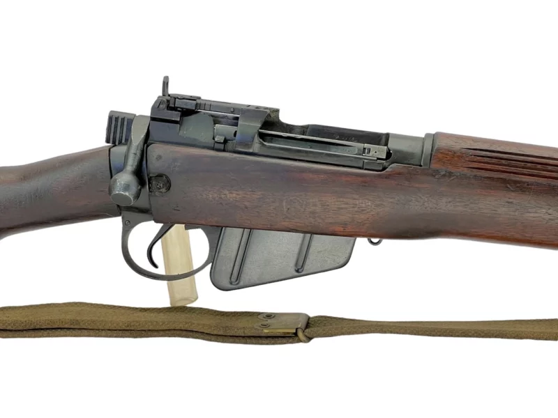 Navy Arms Enfield #4 Mk 1* .303 World War II French Resistance 1944 Dated "BS" and "PP" marked matching serial number bolt PP 1215 - Image 8
