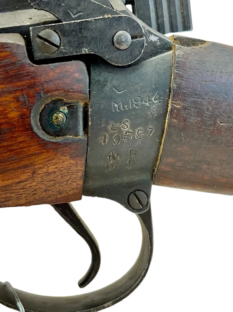 Navy Arms Enfield #4 Mk 1* .303 World War II French Resistance 1944 Dated "BS" and "PP" marked matching serial number bolt PP 0105 - Image 21