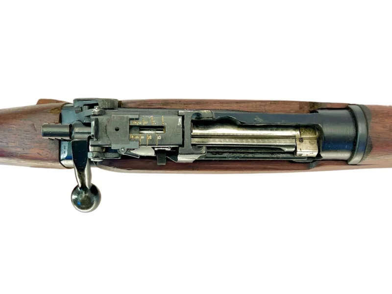Navy Arms Enfield #4 Mk 1 .303 World War II French Resistance,1944 date "PP" marked, ROF(F) with matching bolt SN PP 0254 - Image 12