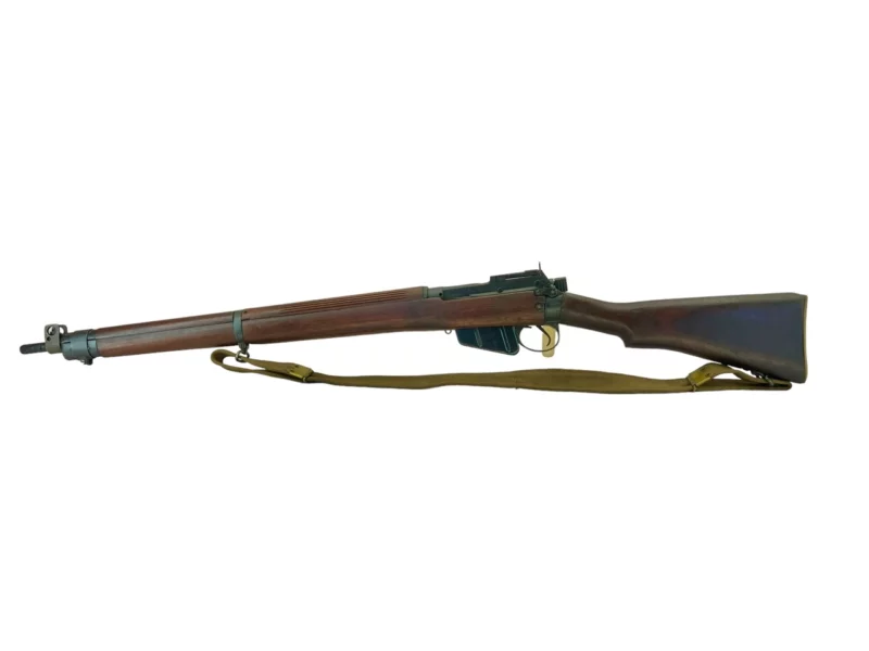 Navy Arms Enfield #4 Mk 1* .303 World War II French Resistance1944 Dated "BS" marked matching serial number bolt PP 1816 - Image 20