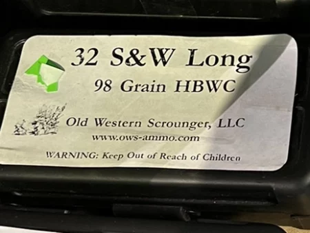 32 S&W Long 98GR HBWC