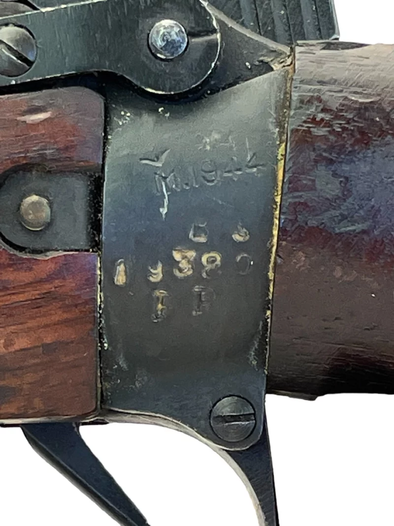 Navy Arms Enfield #4 Mk 1* .303 World War II French Resistance1944 Dated "BS" and "PP" marked non-matching serial number bolt PP 0661 - Image 21