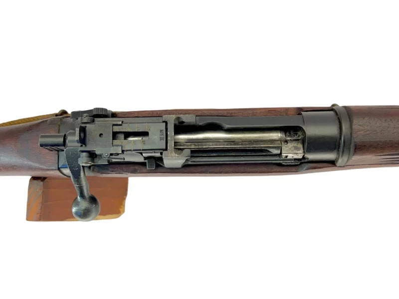 Navy Arms Enfield #4 Mk 1* .303 World War II French Resistance 1944 Dated "BS" and "PP" marked matching serial number bolt PP 0091 - Image 12