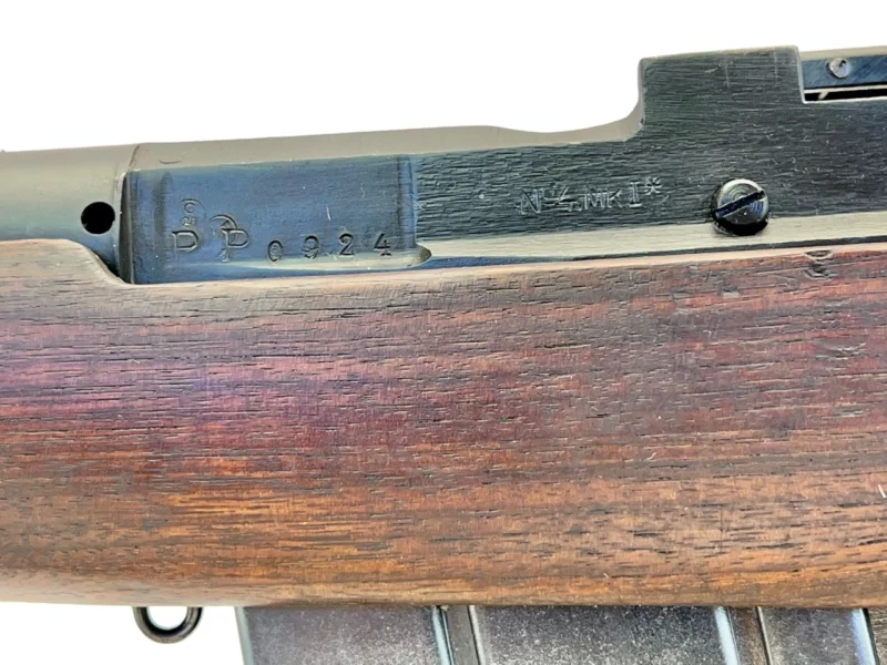 Navy Arms Enfield #4 Mk 1* .303 World War II French Resistance1944 Dated "BS" marked matching serial number bolt PP 0924 - Image 21