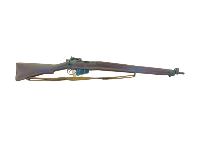 Navy Arms Enfield #4 Mk 1* .303 World War II French Resistance 1944 Dated "BS" and "PP" marked matching serial number bolt PP 0213 - Image 10