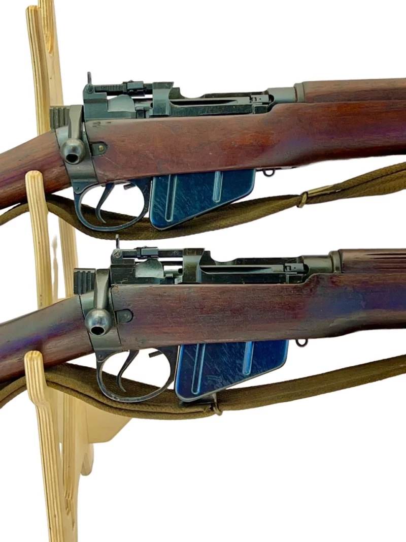 Navy Arms Enfield #4 Mk 1 .303 World War II French Resistance 1944 Dated consecutive serial numbered pair matching serial number bolt - Image 14