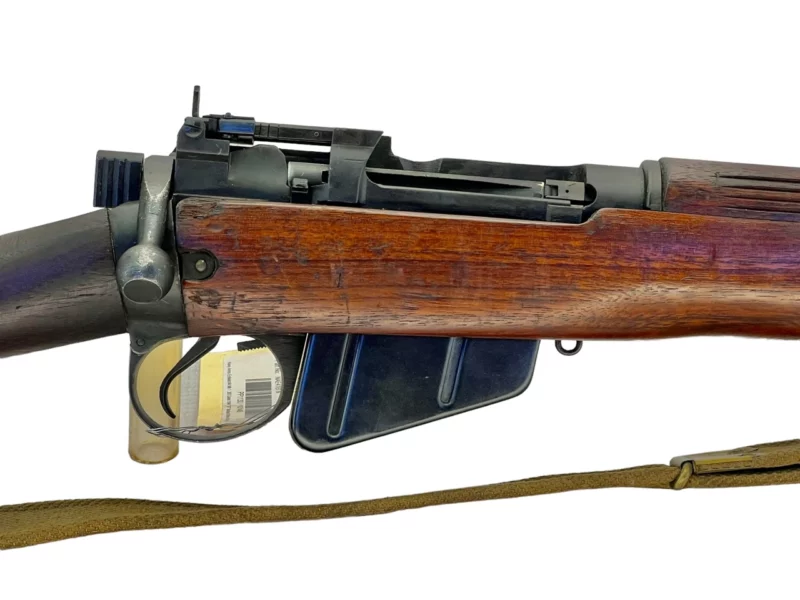 Navy Arms Enfield #4 Mk 1* .303 World War II French Resistance 1944 Dated "BT" marked non-matching SN bolt PP 1130 - Image 12