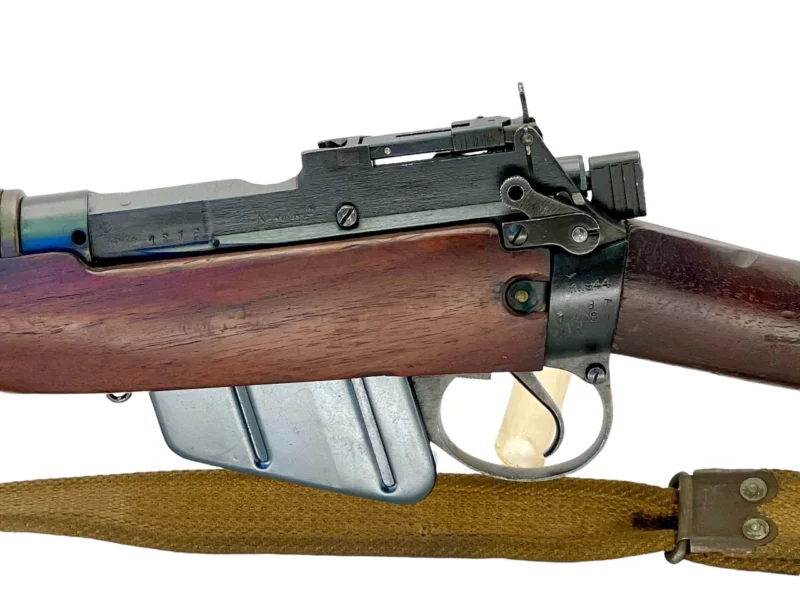 Navy Arms Enfield #4 Mk 1* .303 World War II French Resistance 1944 Dated "BT" and "PP" marked matching serial number bolt PP 1276 - Image 19