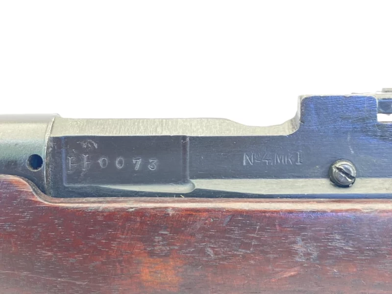 Navy Arms Enfield #4 Mk 1 .303 World War II French Resistance 1944 Dated "BT" and "PP" marked matching serial number bolt PP 0073 - Image 9
