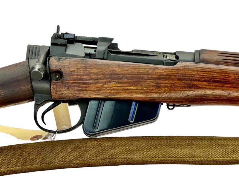 Navy Arms Enfield #4 Mk 1* .303 World War II French Resistance1944 Dated "BS" marked matching serial number bolt PP 1178 - Image 11
