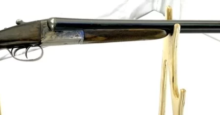 side by side 12ga shotgun AYA Yeoman Boxlock SN 542106