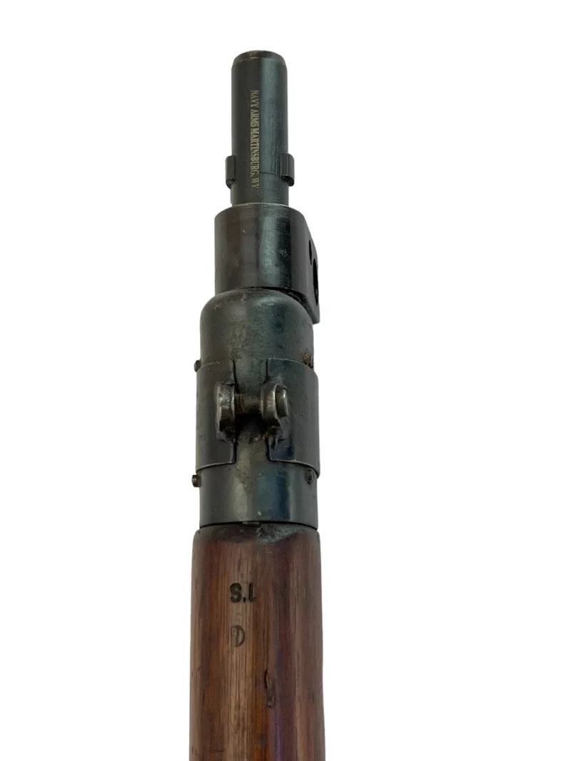 Navy Arms Enfield #4 Mk 1* .303 World War II French Resistance1944 Dated "BS" marked matching serial number bolt PP 1877 - Image 19