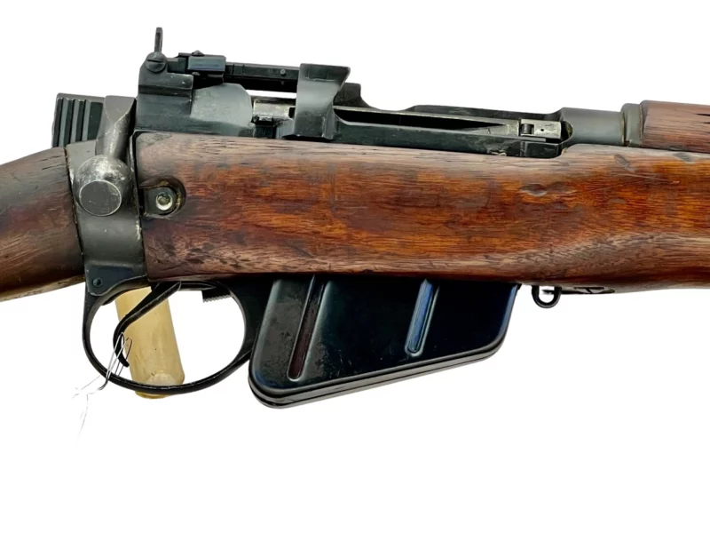Navy Arms Enfield #4 Mk 1* .303 World War II French Resistance 1944 Dated "BS" and "PP" marked matching serial number bolt PP 0106 - Image 12