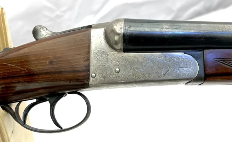side by side 12ga shotgun Gunmark Kestrel Boxlock SN 358787 - Image 2