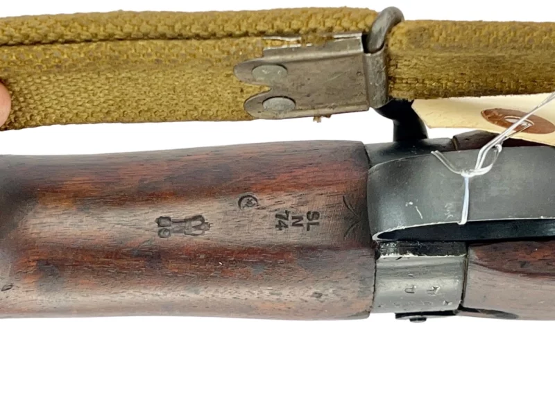 Navy Arms Enfield #4 Mk 1* .303 World War II French Resistance 1944 Dated "BS" and "PP" marked matching serial number bolt PP 0092 - Image 19